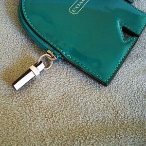 Coach Bags - Coach Turquoise Elephant coin case purse Coach Bags - Coach Turquoise Elephant coin case purse